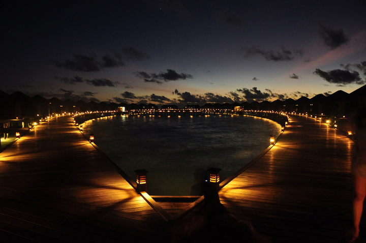 马尔代夫夜景