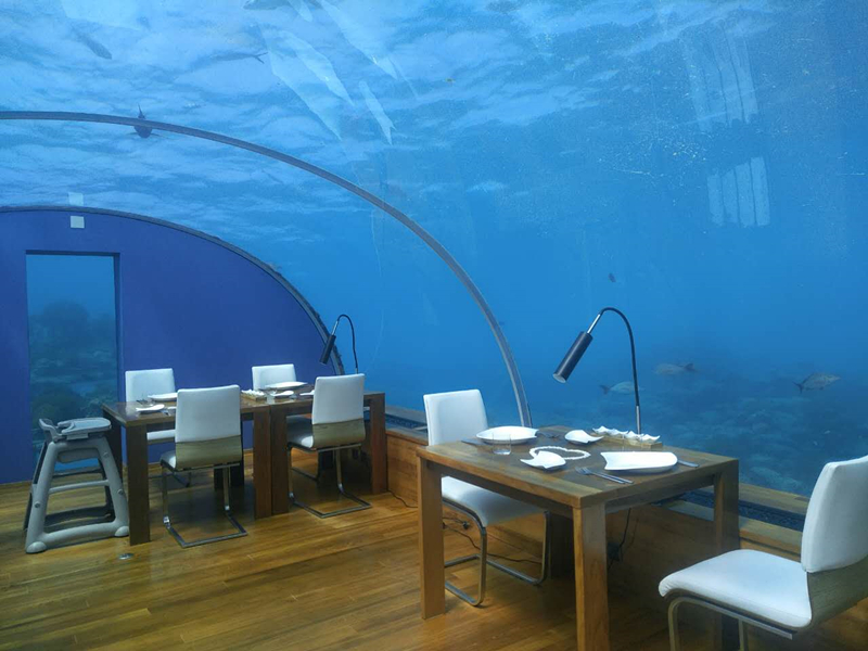 马尔代夫水下餐厅